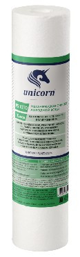 UNICORN Картридж механический из вспененного полипропилена 10" 10 микрон РS 1010 S