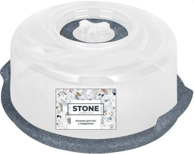 SUGAR&SPICE SE229110026 STONE с паровыпускным клапаном d250 с поддоном темный камень