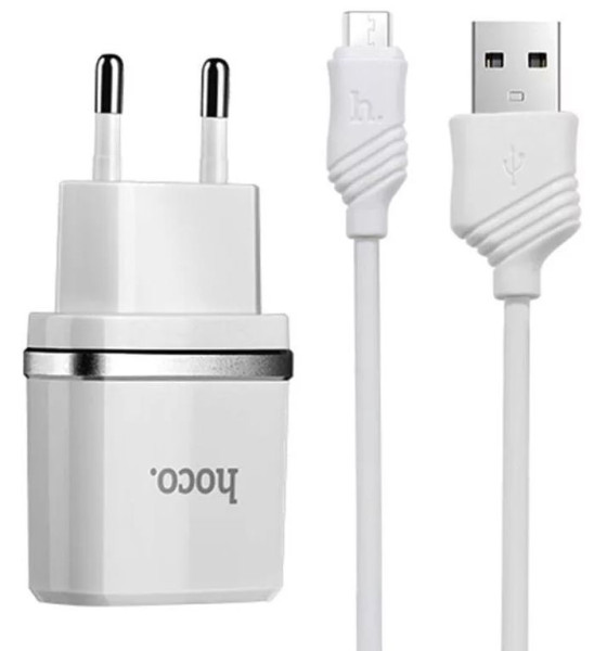 HOCO (6957531047742) C11 1USB 1A MICRO USB 1м белый