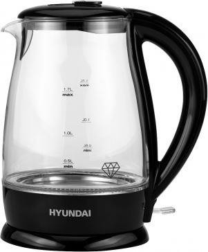 HYUNDAI HYK-G2011 1.7л. 2200Вт черный (стекло/пластик)