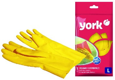 YORK перчатки резиновые (L) 092010