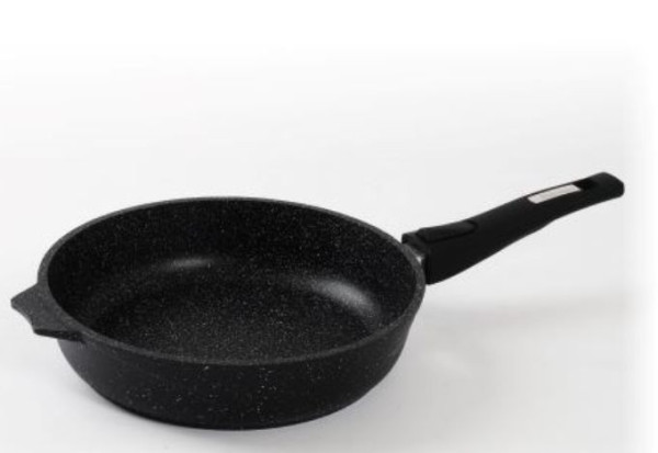 МЕЧТА 024802 Гранит black 24см со съемной ручкой