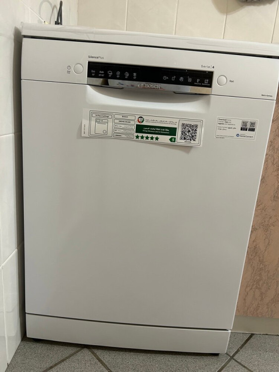 Посудомоечная машина Bosch Serie 6 SMS6EMI38Q, нержавеющая сталь, 60 см, 13 компл., 46 дБ, класс A