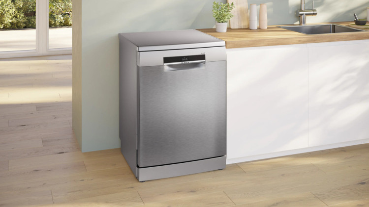 Посудомоечная машина Bosch Serie 6 SMS6EMI38Q, нержавеющая сталь, 60 см, 13 компл., 46 дБ, класс A