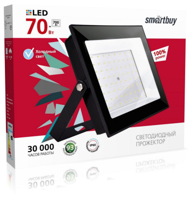 SMARTBUY (SBL-FLSMD-70-65K) прожектор 70W ? черный
