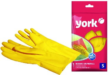 YORK перчатки резиновые (S) 092030