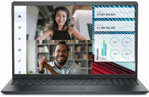 DELL 15.6 Vostro 3520 Black (3520-3850)