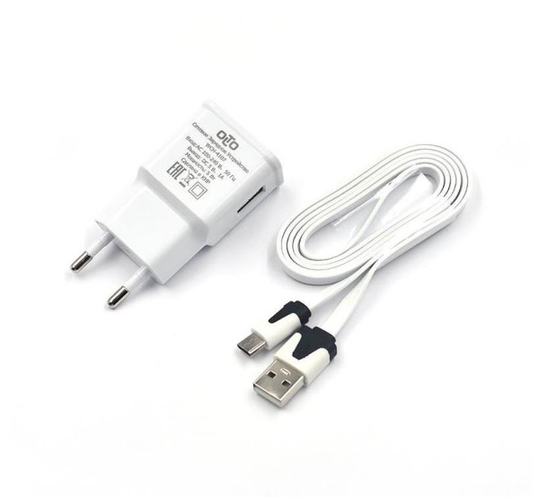 OLTO WCH-4107 СЗУ USB 1A + кабель Type-C