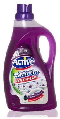 ACTIVE Гель для стирки универсальный 2500 мл. Poly wash