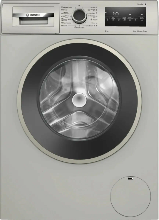 Стиральная машина Bosch Serie 4 WAN2821XME пан.англ. класс: A загр.фронтальная макс.:8кг серебристый