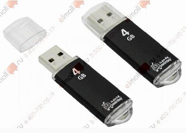 SMARTBUY 4GB V-CUT BLACK