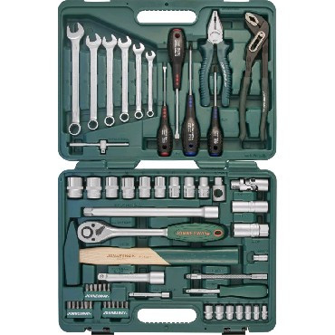 JONNESWAY S04H52460S Набор инструмента универсальный 1/4", 1/2"DR, 60 предметов