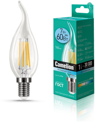 CAMELION LED7-C35/865/E14 (Эл.лампа светодиодная 7Вт 220В)