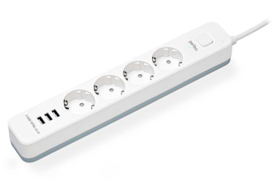 PERFEO (PF_C3955) POWER STREAM - 4 роз - 2,0 м - белый