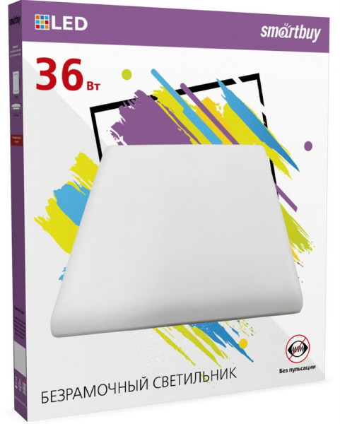 SMARTBUY (SBL-BDLS-36-4K) безрамочный BDLS квадрат 36Вт/4000К