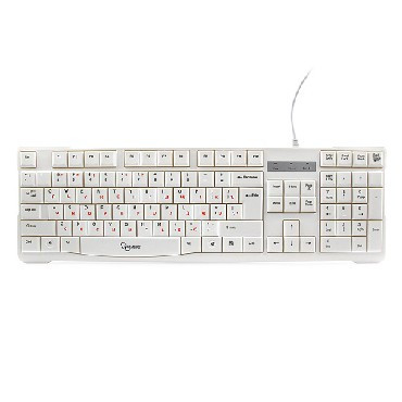 GEMBIRD (11090) KB-8320U-BL белый USB