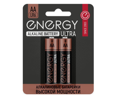 ENERGY Батарейка алкалиновая Energy Ultra LR6/2B (АА) (104403)