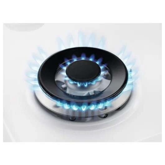 Варочная панель газовая Electrolux KGG64362W, 4 конфорки с газ-контролем, белая