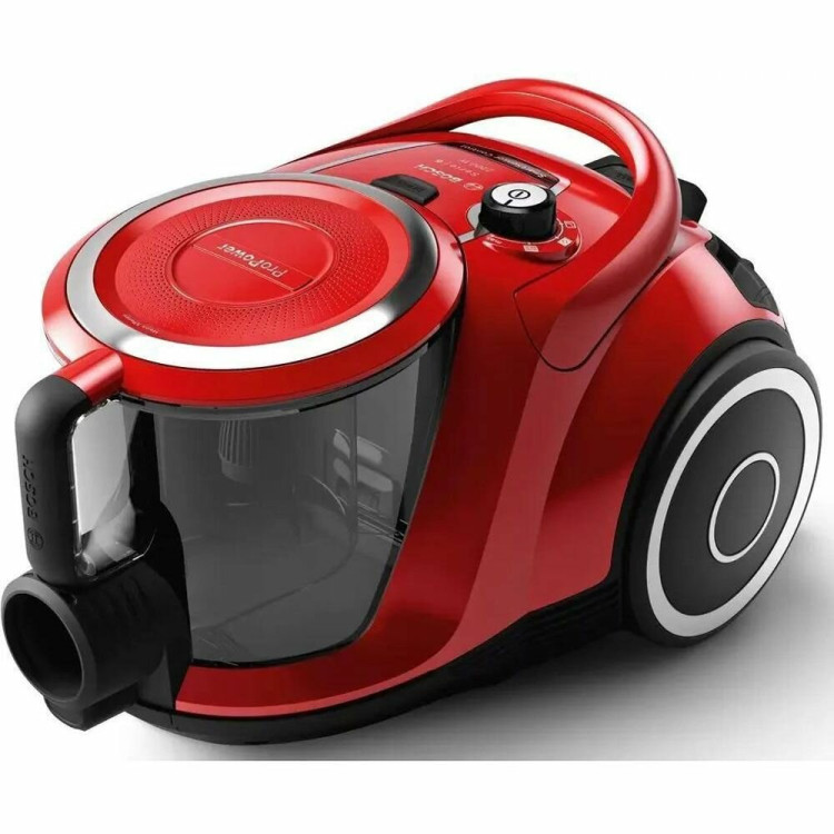 Пылесос Bosch BGS412234A красный, 2200 Вт, уборка сухая, пылесборник контейнер, 2.4 л