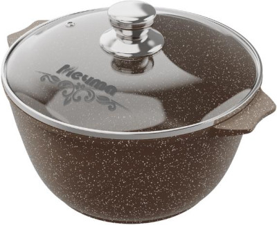 МЕЧТА 42806 со стеклянной крышкой. "Гранит brown" 2,0л