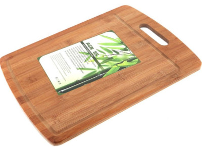 AGNESS 897-029 ДОСКА РАЗДЕЛОЧНАЯ AGNESS 40*30*1 СМ БАМБУК