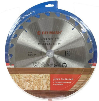 BELMASH Диск пильный 315x3,4/2,2x32/30, 24T