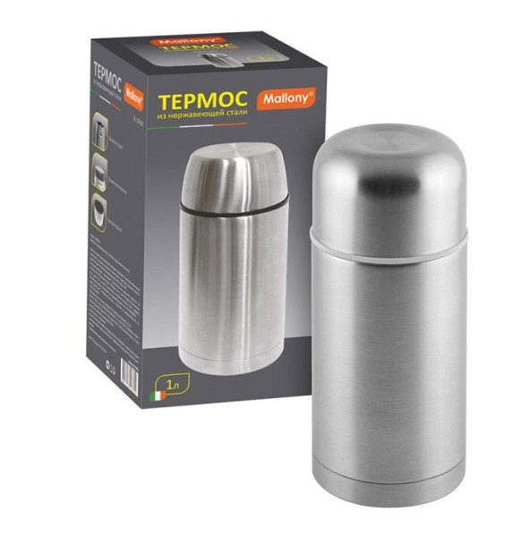 MALLONY Термос суповой SE-1000B, 1,0 л. (колба из нерж. стали) (074033)