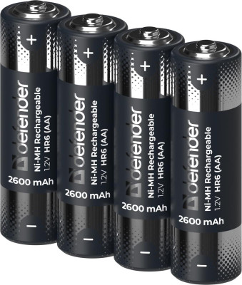 DEFENDER (56512) HR6-2BL 2600 mAh АА, Ni-MH, блистер, 2 шт