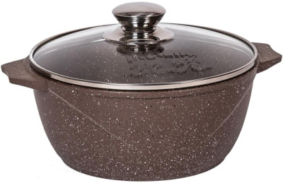МЕЧТА 44806 со стеклянной крышкой. "Гранит brown" 4,0л