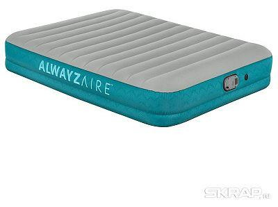 BEST WAY Матрас надувной Queen с двойным аккумуляторным насосом 203*152*36 см Bestway 69078