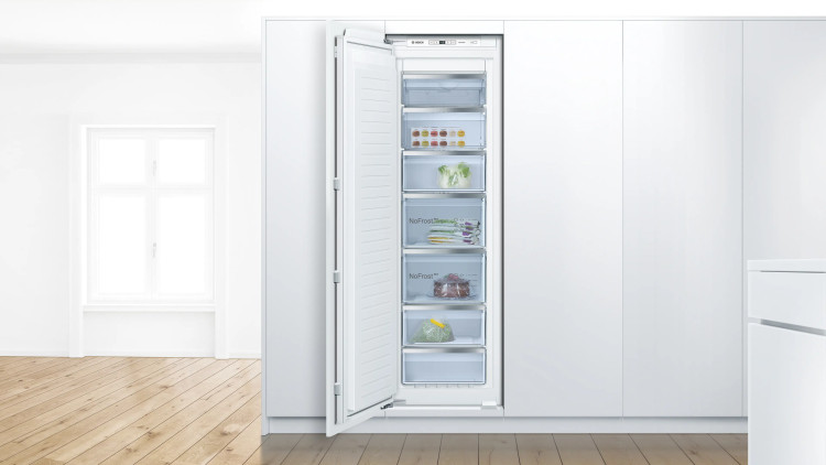 Встраиваемый морозильник Bosch GIN81AEF0U Serie 6, 211 л, NoFrost