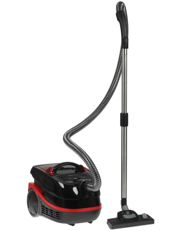 Пылесос моющий Bosch BWD421POW черный/красный, 2100 Вт, уборка сухая/влажная, пылесборник контейнер 2,5 л