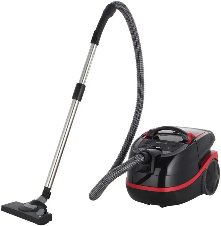 Пылесос моющий Bosch BWD421POW черный/красный, 2100 Вт, уборка сухая/влажная, пылесборник контейнер 2,5 л