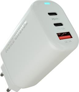 MORE CHOICE (4610196409639) NC79 СЗУ 1USB+2Type-C 3.0A PD 65W быстрая зарядка White