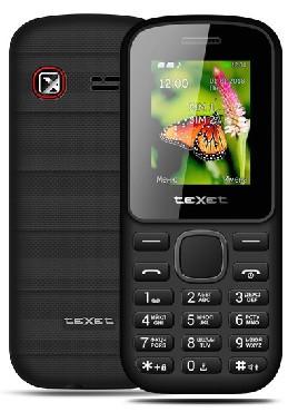 TEXET TM-130 BLACK-RED (2 SIM)