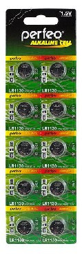 PERFEO LR1130-10BL ALKALINE CELL 389A AG10 (10)