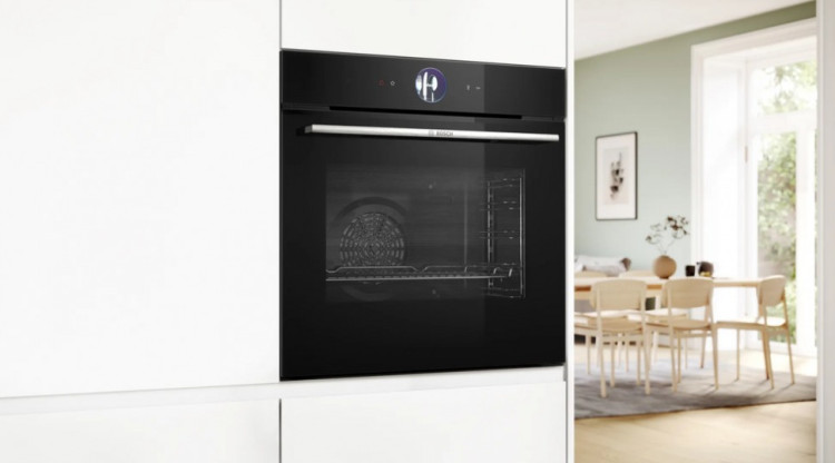 Духовой шкаф Bosch HBG7764B1 Serie 8, 71 л, 14 режимов, пиролитическая очистка