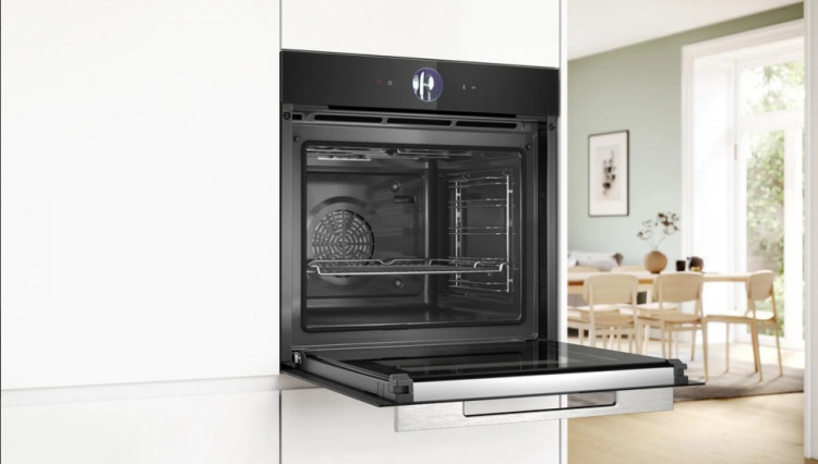 Духовой шкаф Bosch HBG7764B1 Serie 8, 71 л, 14 режимов, пиролитическая очистка
