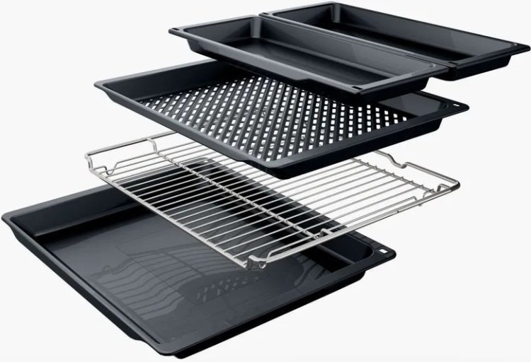 Духовой шкаф Bosch HJG852YS0 Serie 6, 76 л, 8 режимов, нержавеющая сталь