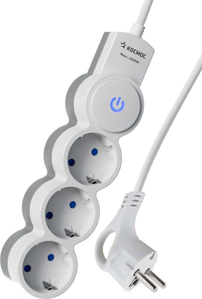 КОСМОС YKsm1.5m-3g-Z-V10A-W Белый/серый