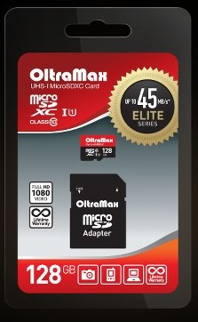 OLTRAMAX OM128GCSDXC10UHS-1-ElU1