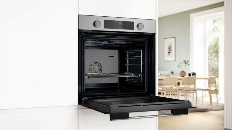 Духовой шкаф Bosch HJA737BR0 Serie 4, 76 л, 7 режимов, EcoClean Direct