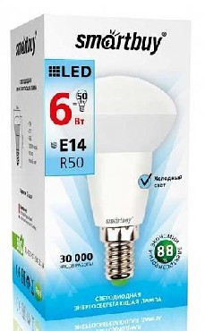 SMARTBUY (SBL-R50-06-40K-E14-A) R50-06W/4000/E14