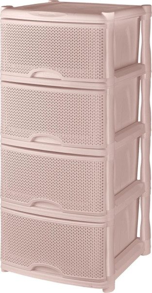 KEEPLEX KL378412005 Комод Ajur четырехсекционный 50х41,5х55,5см бежевый топаз