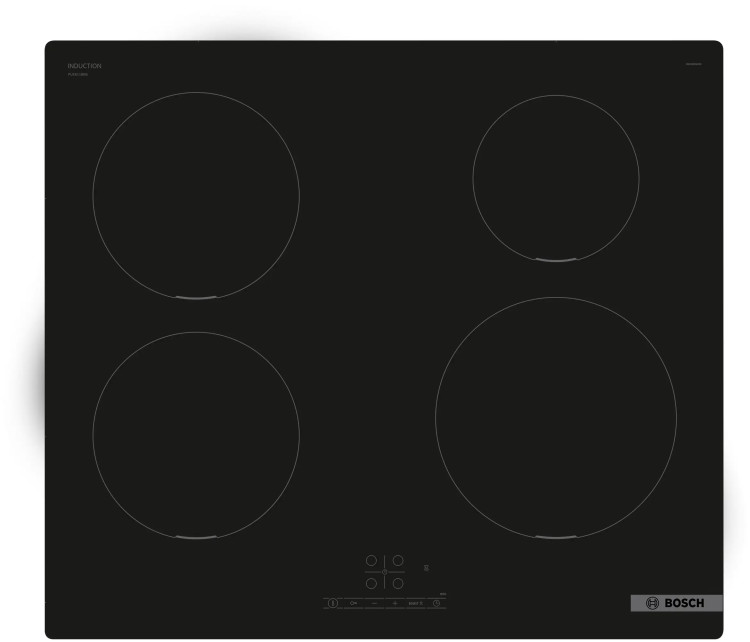 Индукционная варочная поверхность Bosch PUE611BB5E Serie 4, 60 см, 4 зоны, PowerBoost