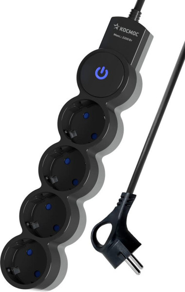 КОСМОС YKsm1.5m-4g-Z-V10A-B Черный/серый