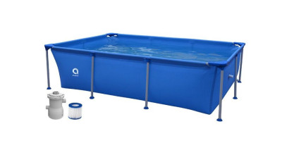 AVENLI Бассейн прямоугольный со стальным каркасом Avenli 2.58м*1.79м*66cм 17805EU,фильтр-насос 300 галлонов