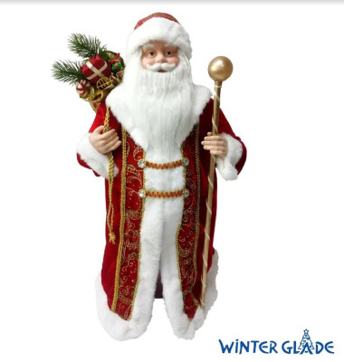 WINTER GLADE Фигурка Дед Мороз 60 см (красный), M0160