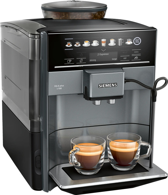 Кофемашина Siemens EQ.6 plus s100 TE651209RW, автоматическая, 15 бар
