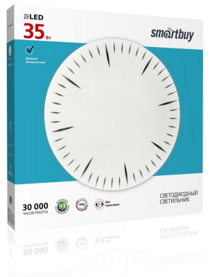 SMARTBUY (SBL-Clock-35-W-6K) белый 35W Clock